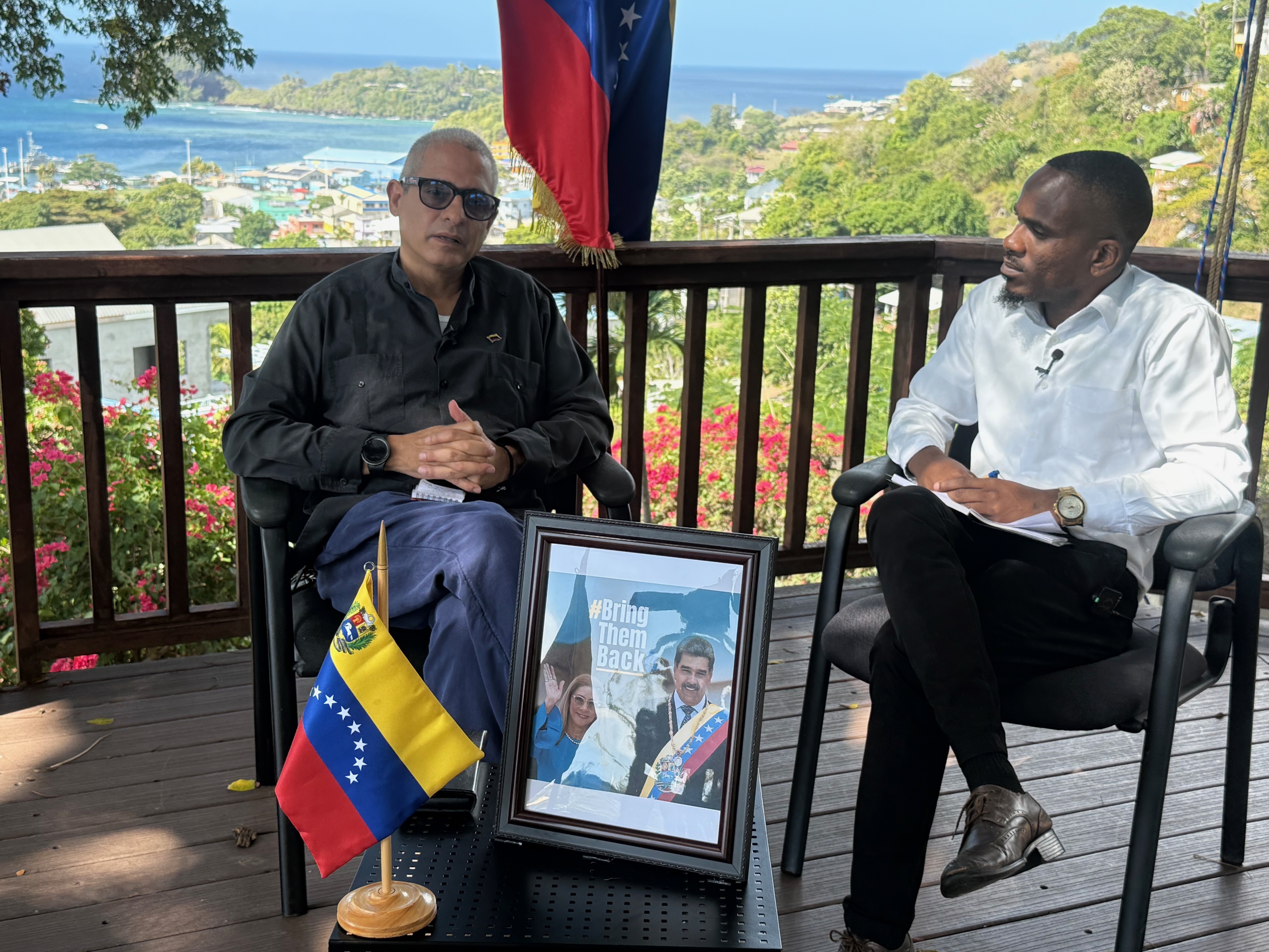 #BringThemBack: Exponen actualidad política de Venezuela ante medios de comunicación de San Vicente y Granadinas