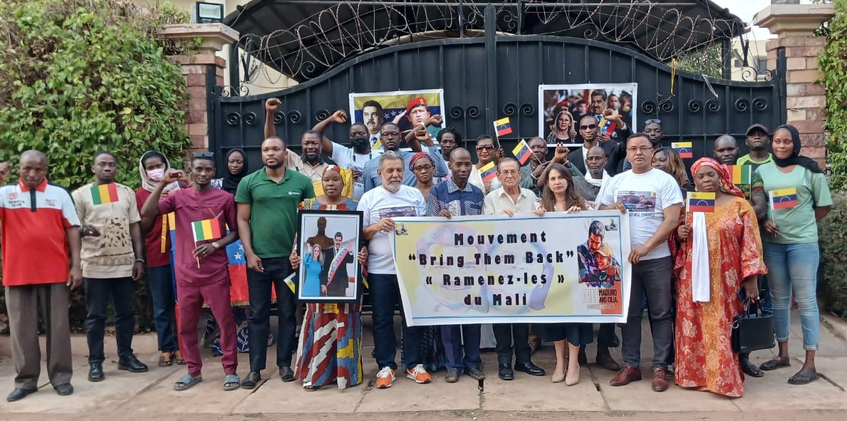 Malí ratifica solidaridad con Venezuela y exige liberación de pareja presidencial