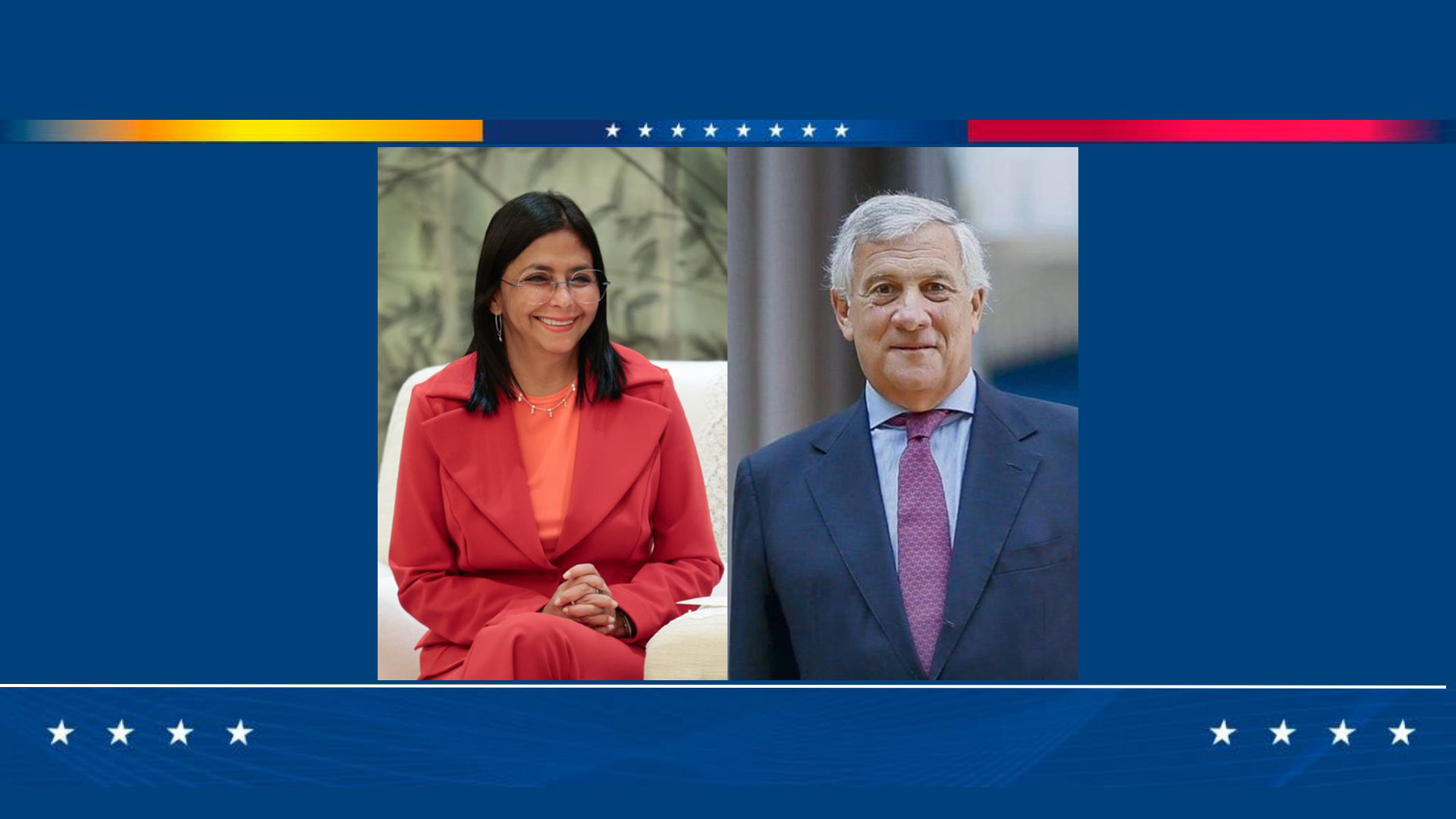 Presidenta (E) Delcy Rodríguez sostuvo diálogo telefónico con el ministro de Asuntos Exteriores de Italia