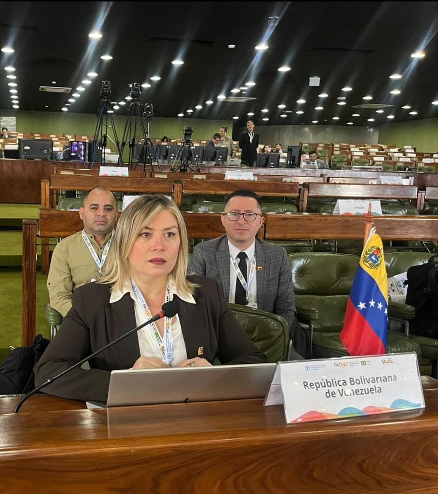 Venezuela reafirma ante la FAO que la resiliencia exige soberanía y paz regional