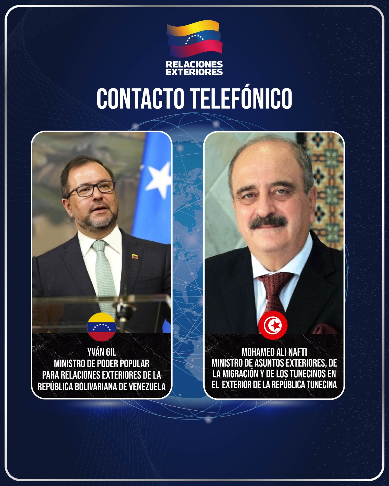 Venezuela y Túnez enfatizan disposición de fortalecer intercambio comercial