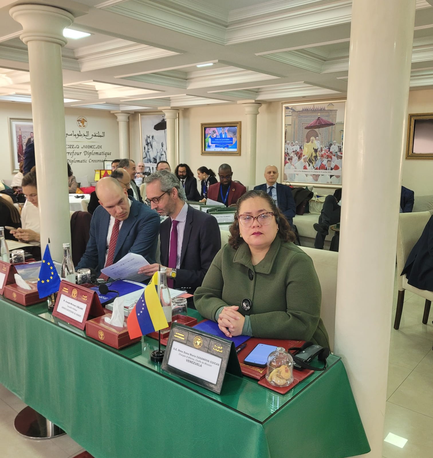 Diplomacia venezolana participa en seminario internacional sobre gobernanza migratoria en Rabat