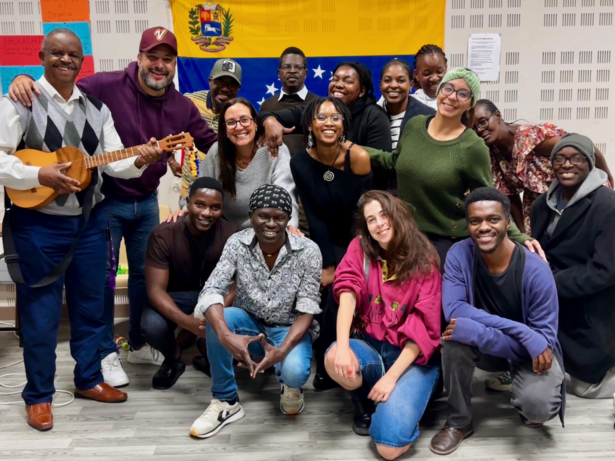 Encuentro cultural con el artista Gerardo Valentín en la Universidad de Namibia