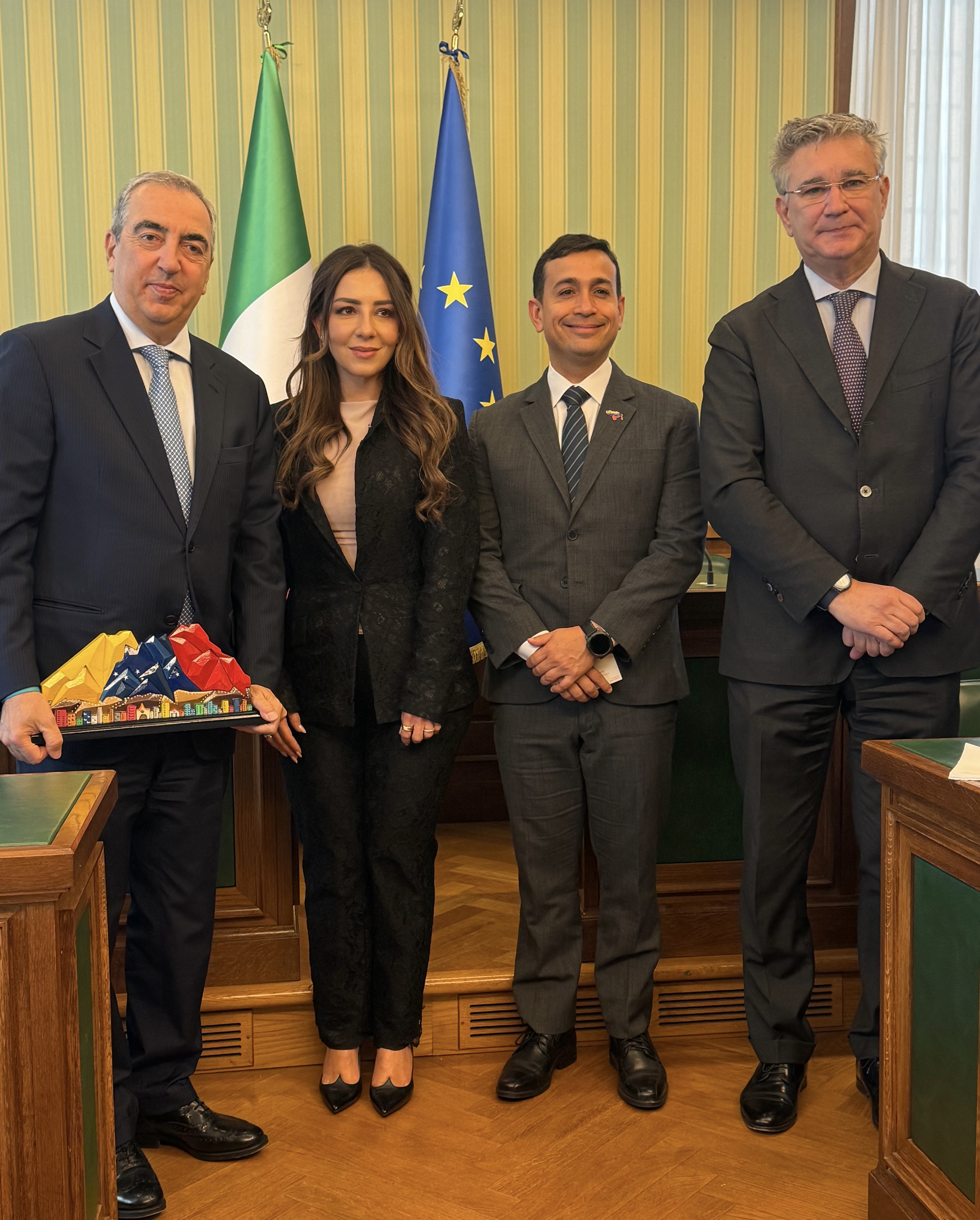 Venezuela e Italia reafirman su compromiso de fortalecer cooperación en sede del Senado italiano