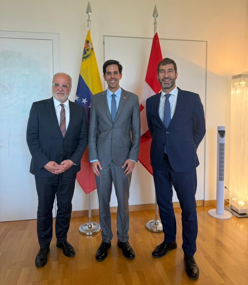 Viceministro Oliver Blanco visita Suiza para fortalecer intercambio económico