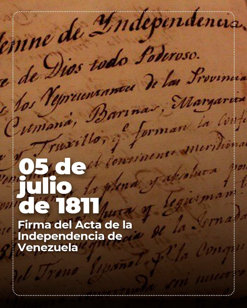 Venezuela agradece a naciones del mundo mensajes de solidaridad en su aniversario de independencia