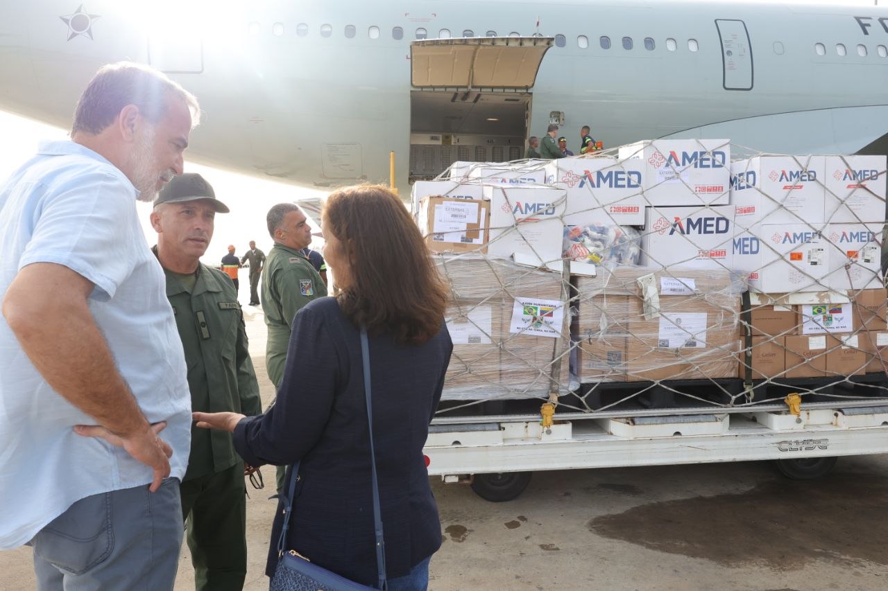 Brasil reafirma apoyo a Venezuela con envío humanitario destinado al sector salud