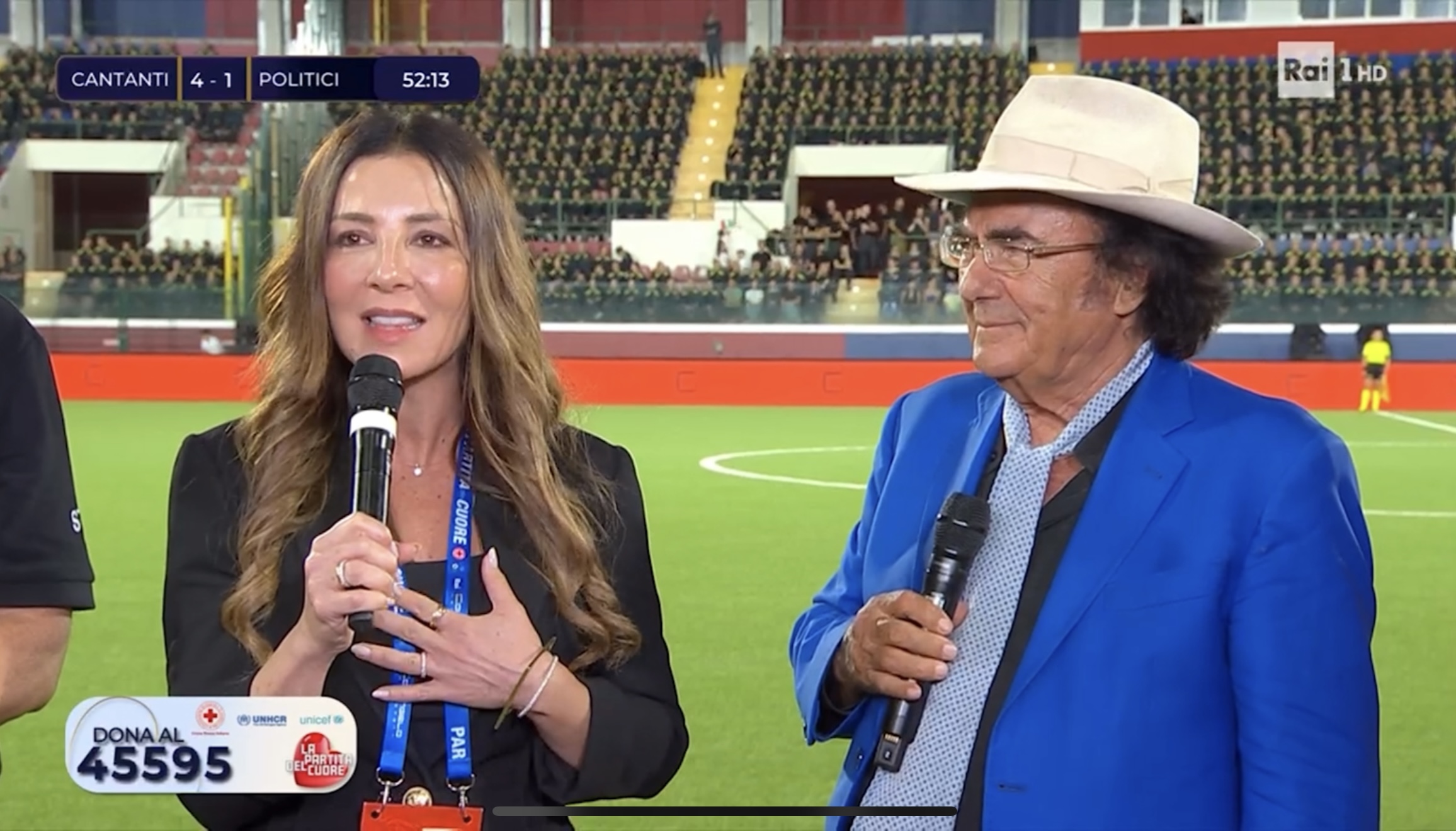 Italia se viste con el tricolor venezolano en 35ª edición de “La Partita del Cuore”