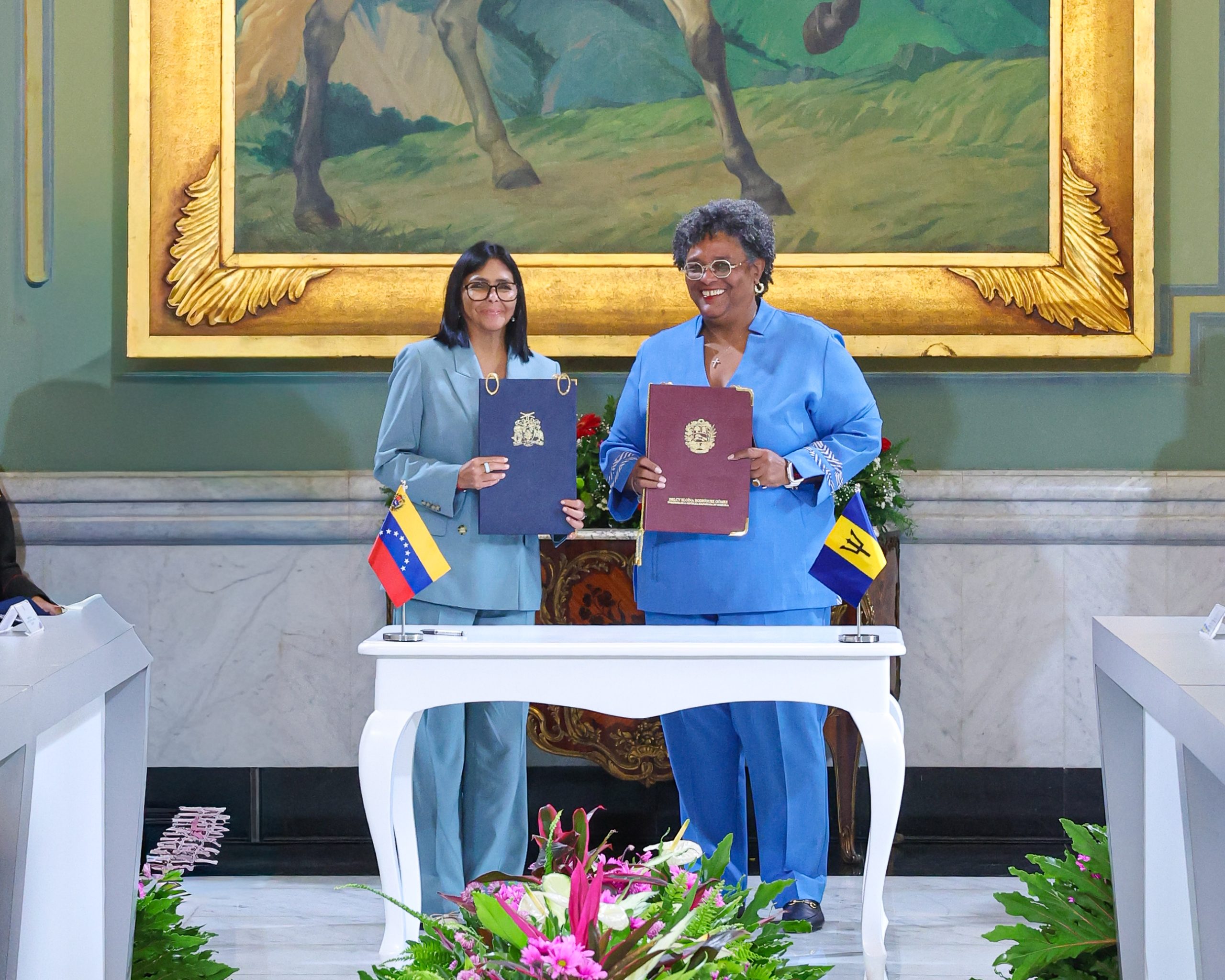 Gobiernos de Venezuela y Barbados firman y ratifican declaración conjunta para fortalecer cooperación bilateral