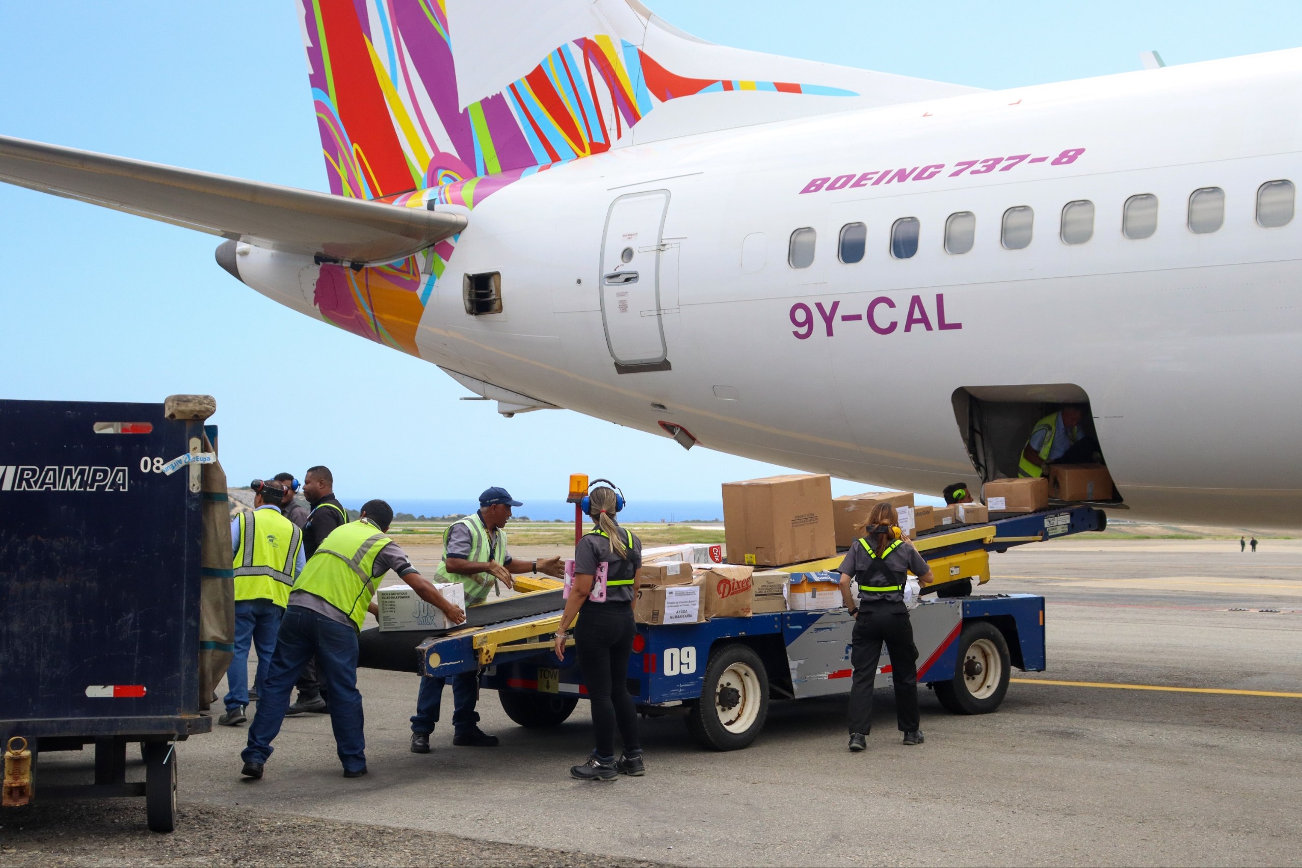Arriban al país 3,7 toneladas de ayuda humanitaria recolectadas por Embajada de Venezuela en Trinidad y Tobago 