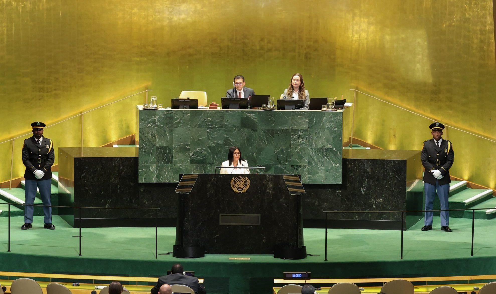 «Venezuela Renace»: Delcy Rodríguez agradece la solidaridad internacional ante la ONU