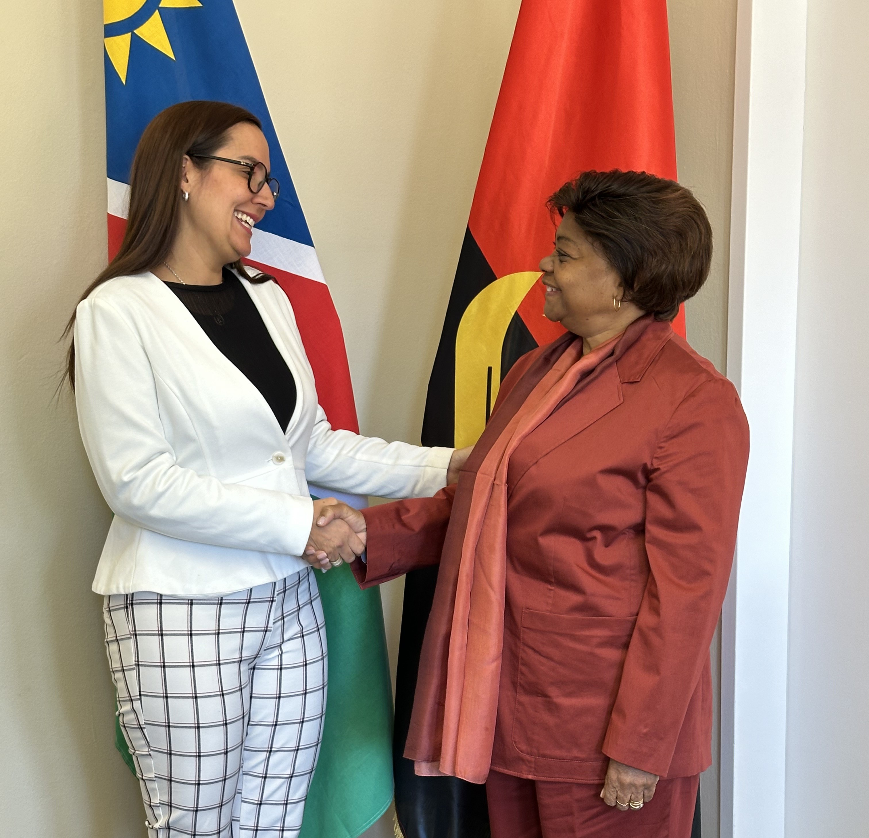 Embajadora designada de Venezuela en Namibia se reunió con homóloga de Angola