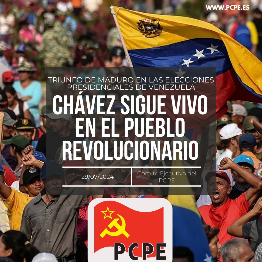 PCPE sobre elecciones en Venezuela: el imperialismo ha sido nuevamente derrotado