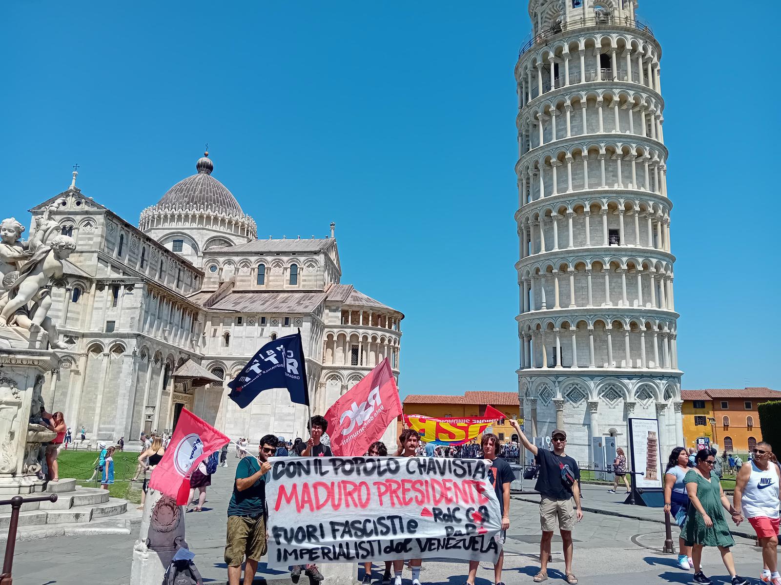 Italia se moviliza en apoyo a la Revolución Bolivariana y en favor de la paz
