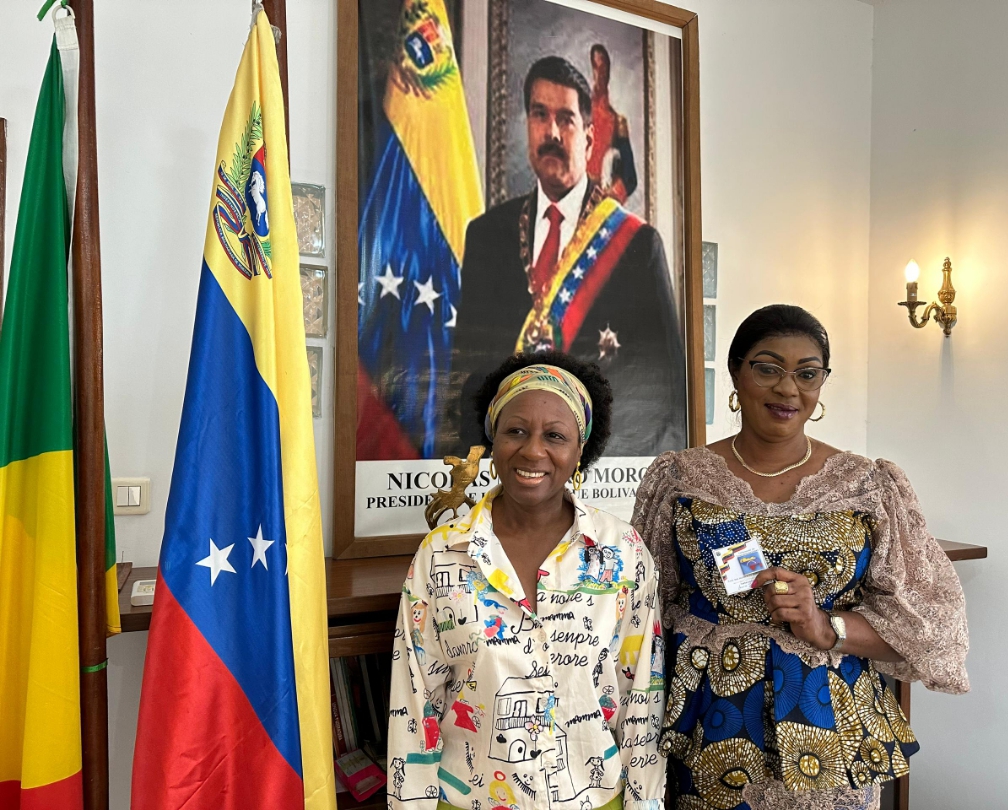 Embajadora en la República del Congo mantiene encuentro con Directora de la ACI