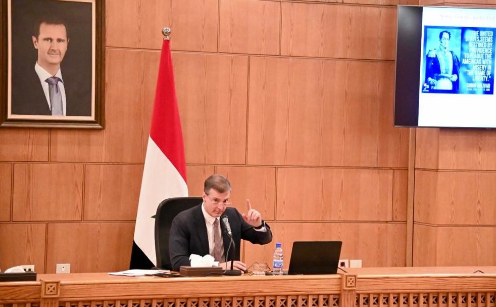 Denuncian desde Siria impacto de sanciones de EEUU a Venezuela