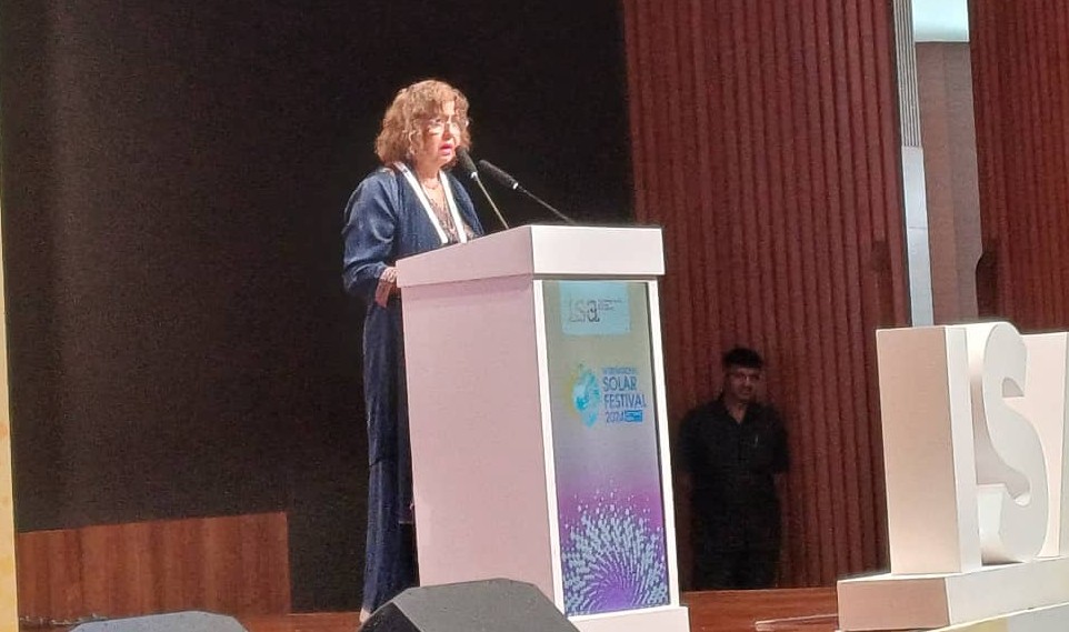 Embajadora Rodríguez interviene en inauguración del Festival Solar Internacional