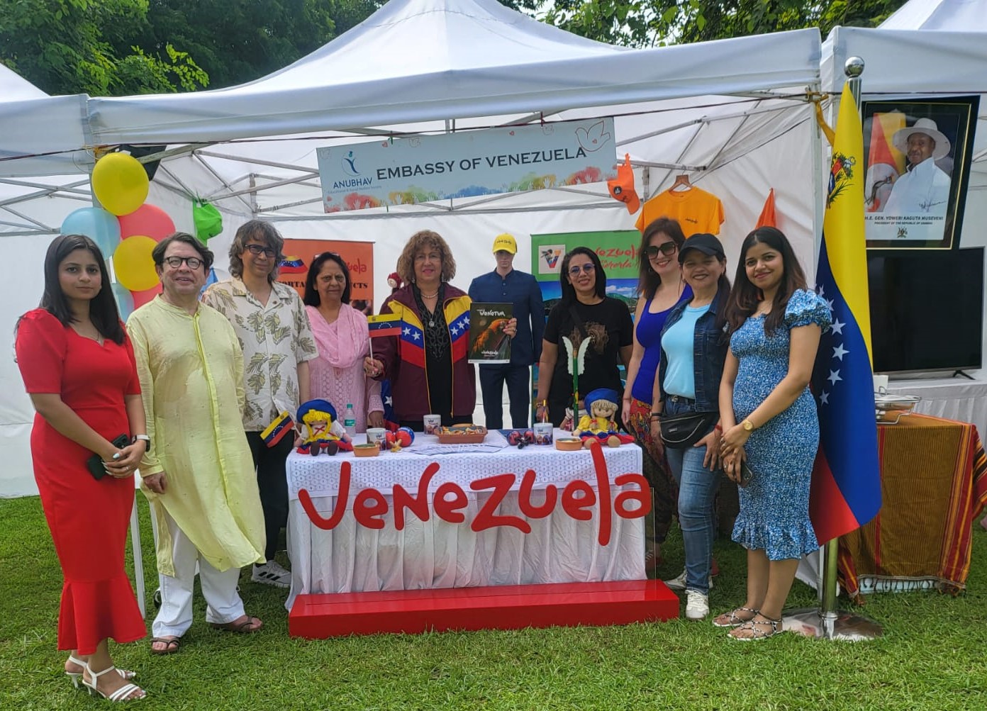 Venezuela presente con stand en evento International Fusion Fête 2024 en India