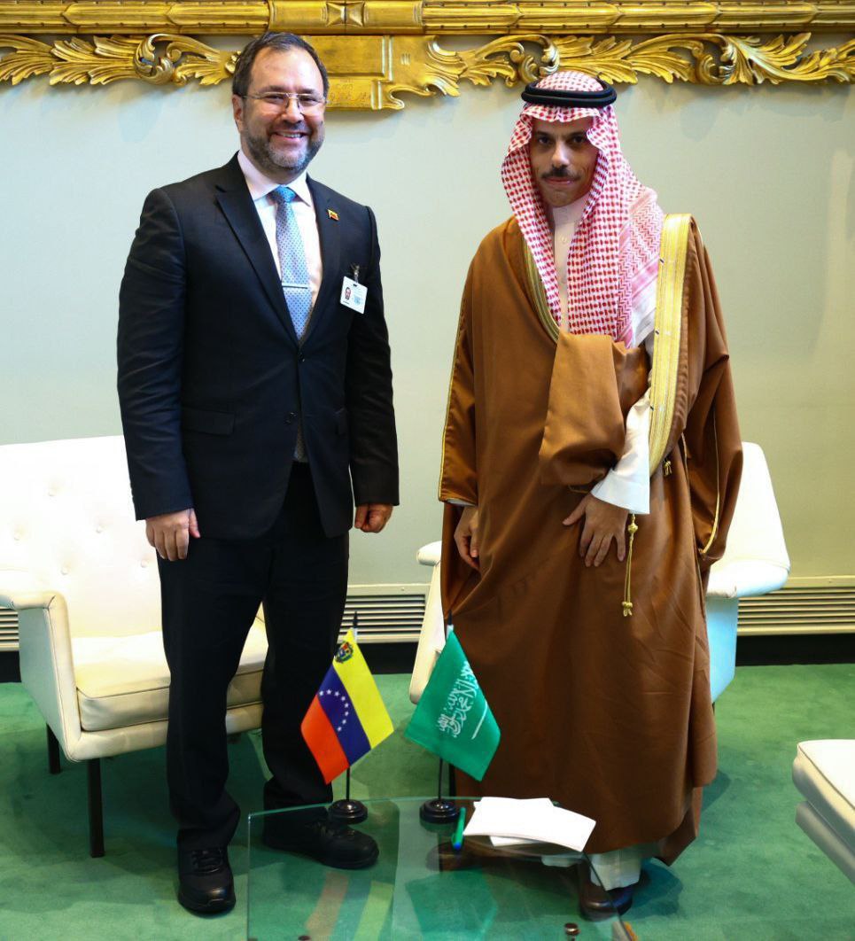 Venezuela reafirma a Arabia Saudita posición firme de consolidar cooperación