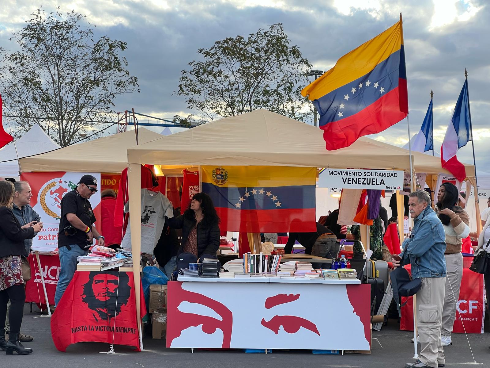 Solidaridad con la Revolución Bolivariana dice presente en la fiesta del PCE