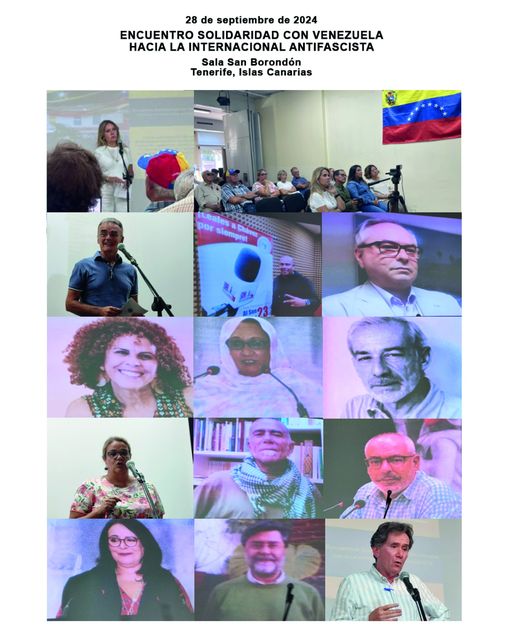 Encuentro antifascista y de solidaridad con Venezuela tuvo lugar en Tenerife