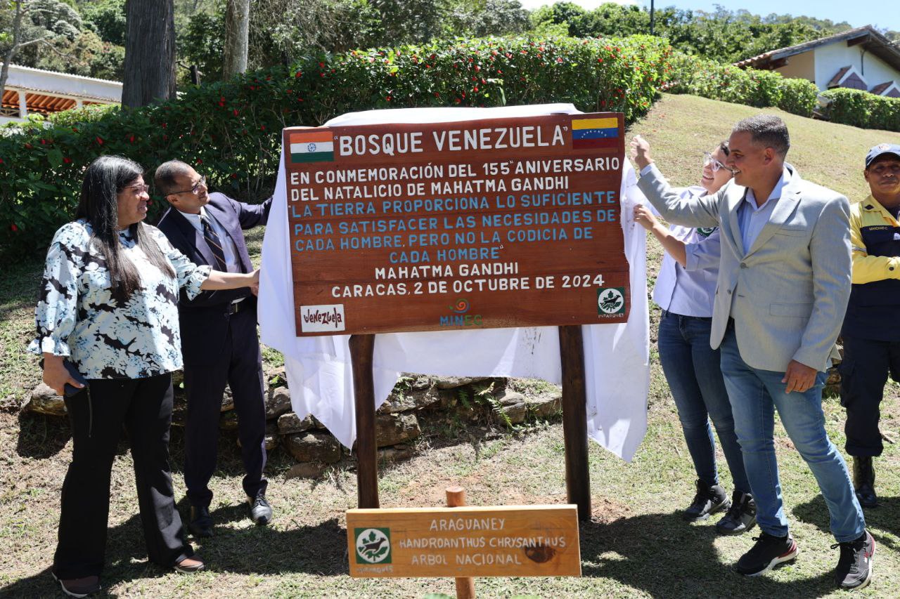 Venezuela e India celebran 155° aniversario del natalicio de Mahatma Gandhi