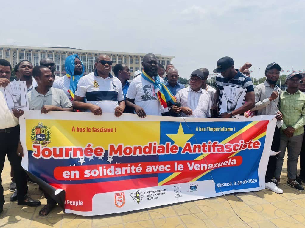 Jornada Mundial Antifascista se efectuó en la República Democrática del Congo