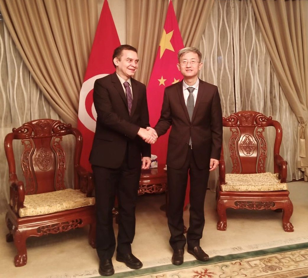 Embajadores de Venezuela y China en Túnez sostienen fraterno encuentro