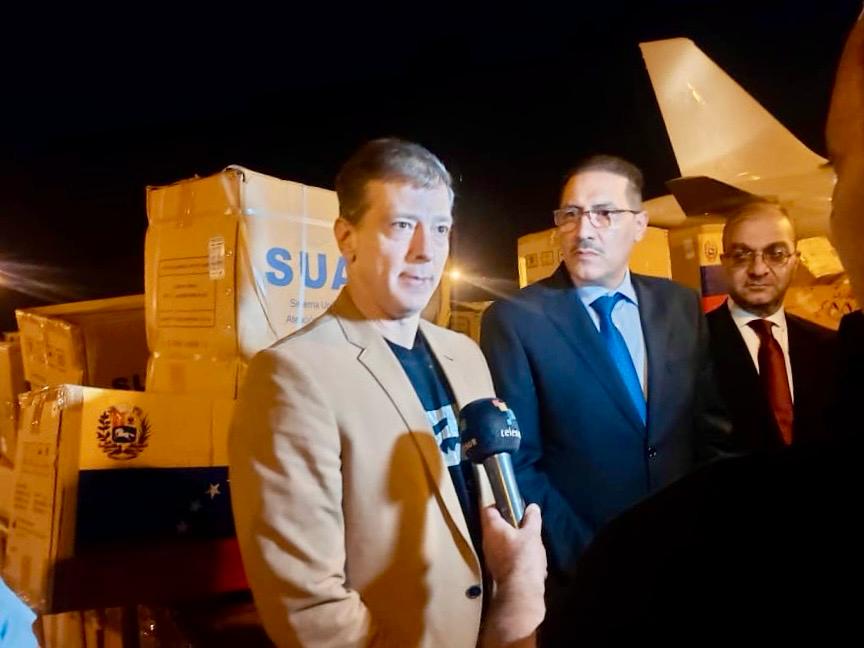 Siria recibe más de 13 toneladas de ayuda humanitaria enviadas por Venezuela