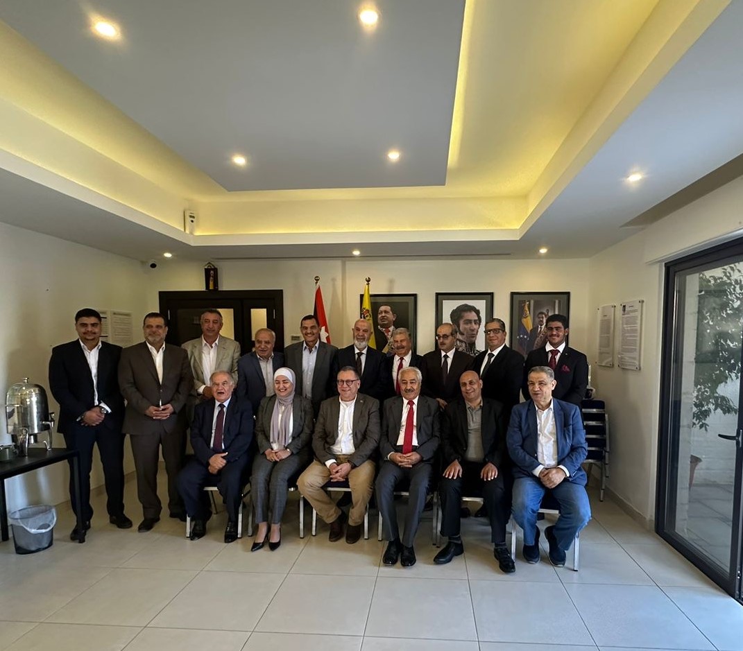 Sociedad de Diálogo de Jordania agradece a Venezuela su apoyo a Palestina