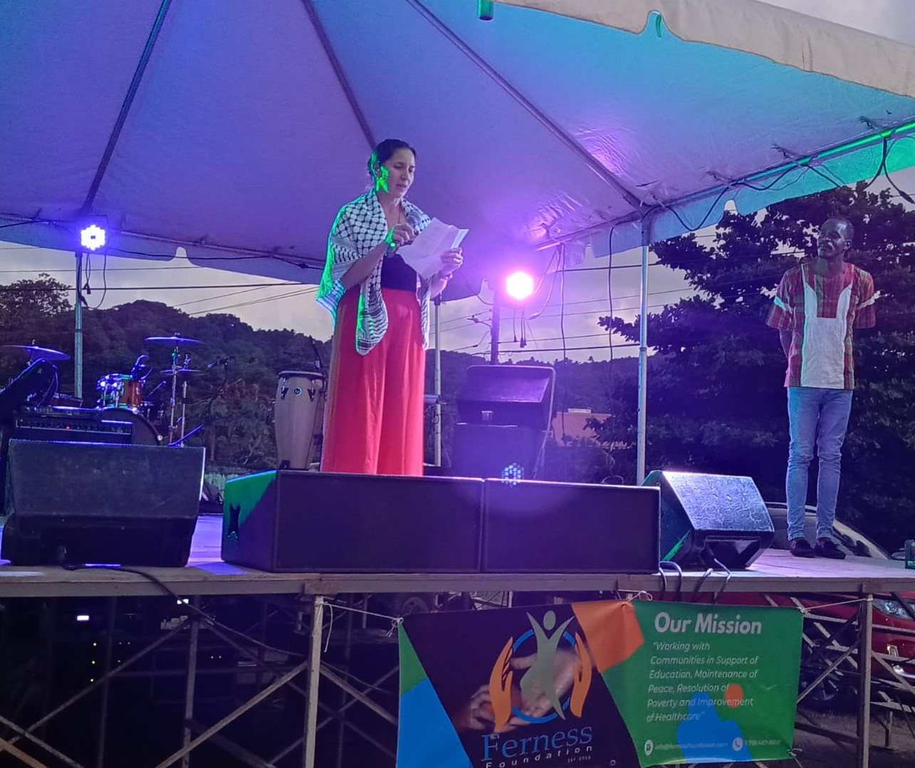 Venezuela lleva un mensaje de paz durante el Festival Jazz Meets Kwéyòl