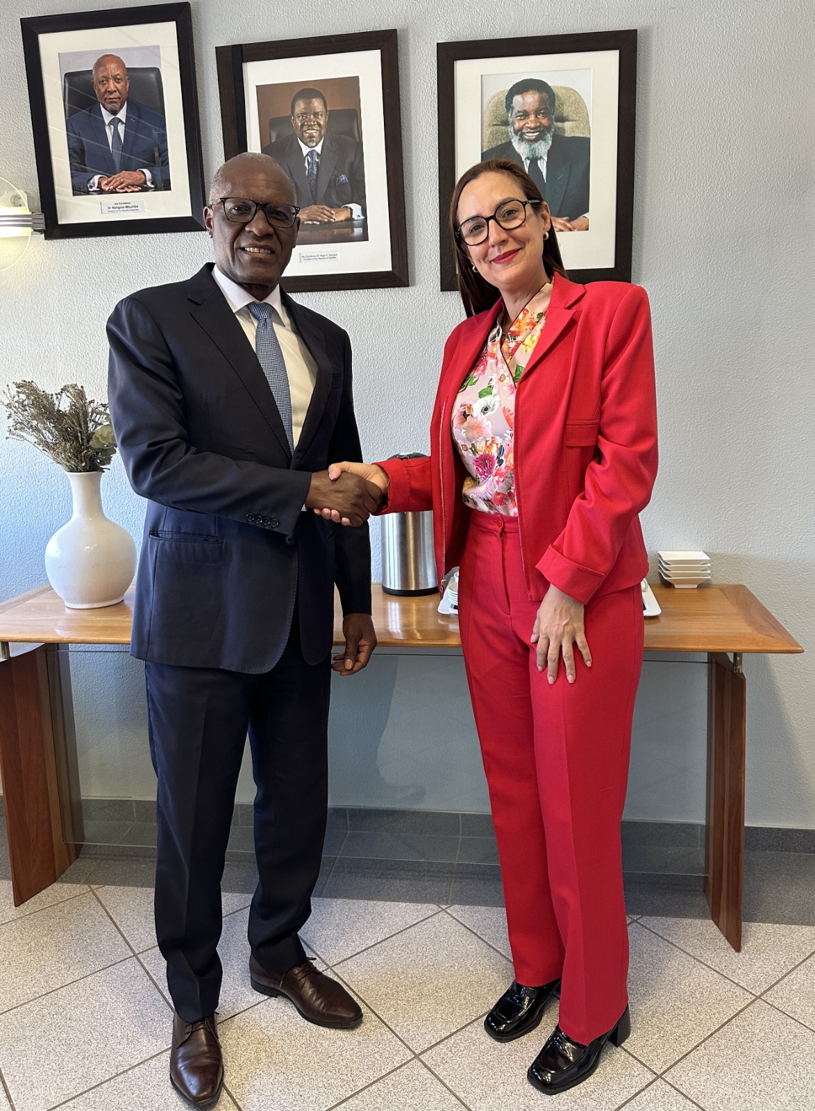 Venezuela y Namibia buscan profundizar cooperación en petróleo y minería