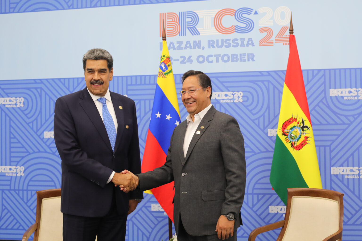 Presidentes Maduro y Arce comparten visión del nuevo orden mundial en los BRICS