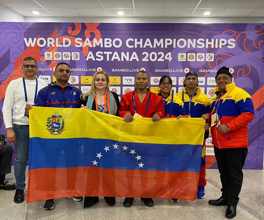 Venezuela conquista bronce en Campeonato Mundial de Sambo “Kazajistán 2024”