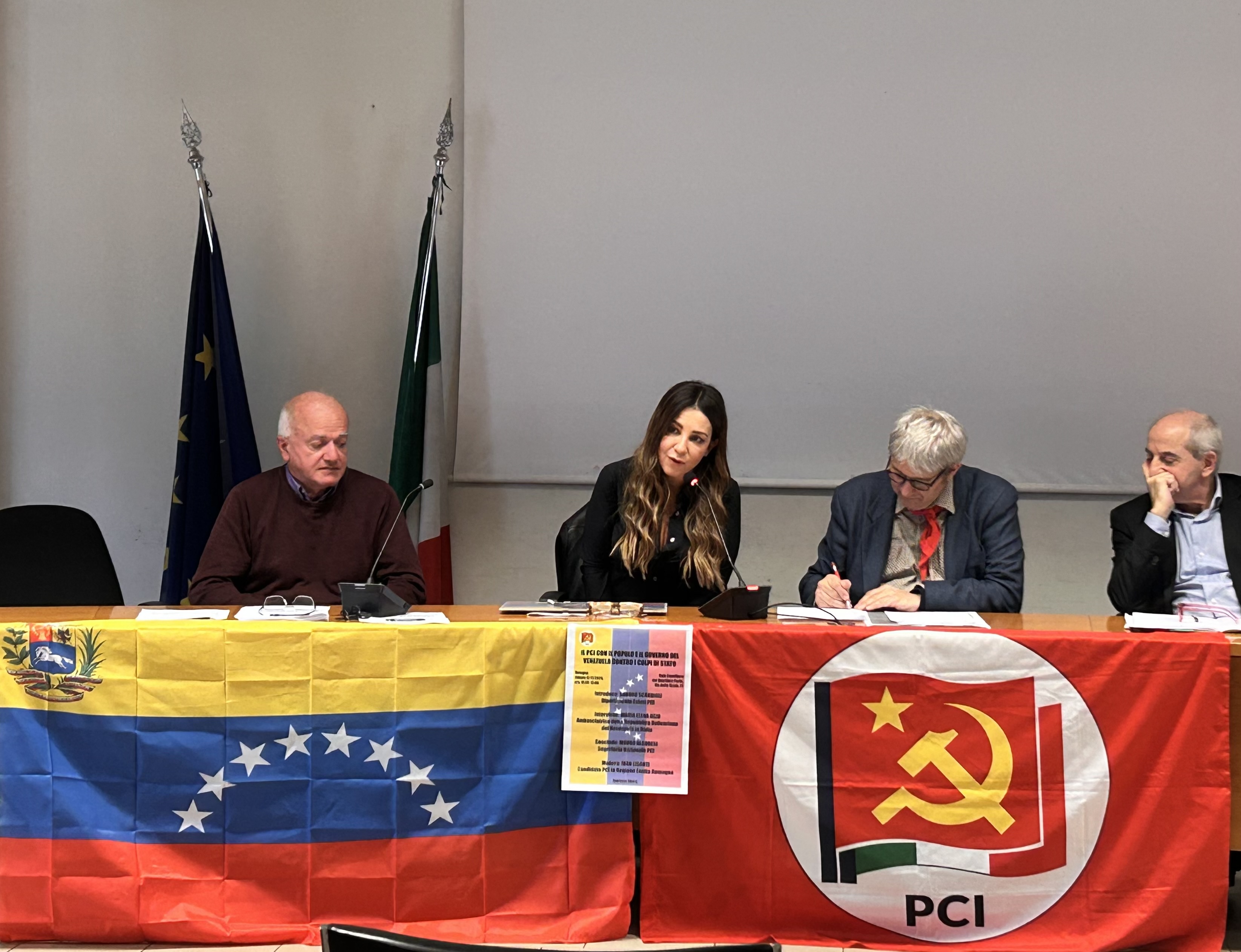 Jefa de Misión en Italia expone en encuentro logros de la Revolución Bolivariana