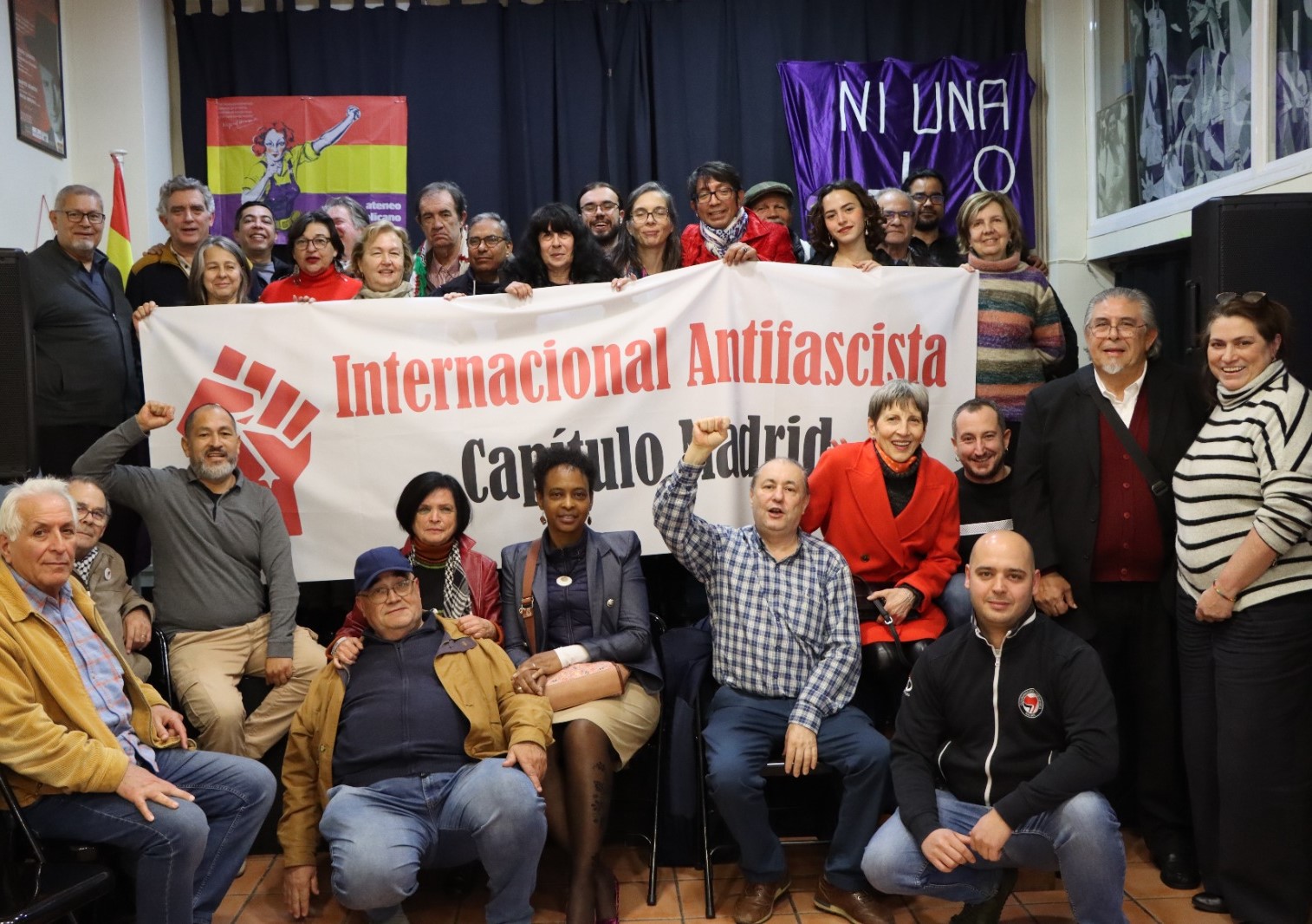 Instalan en Madrid capítulo regional de la Internacional Antifascista