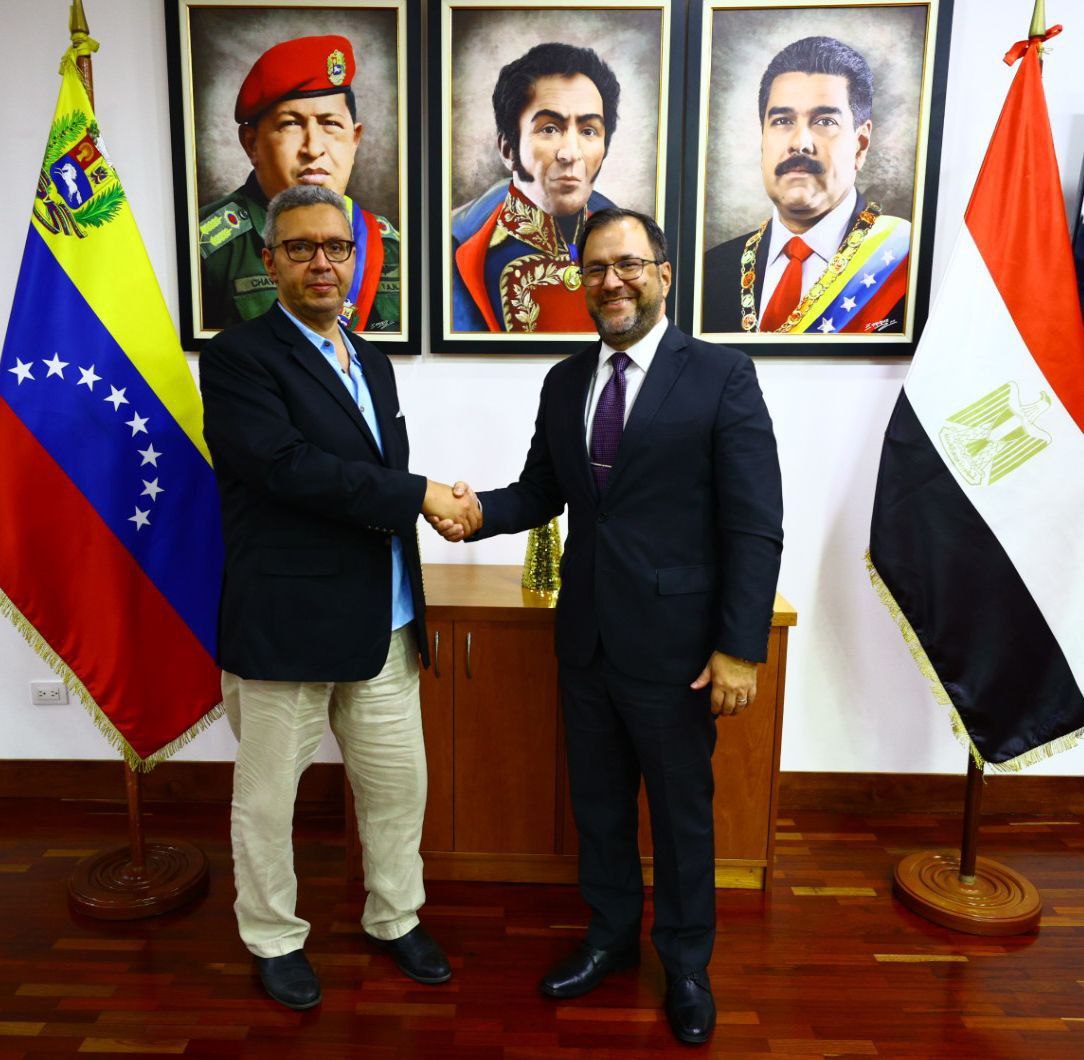 Venezuela y Egipto reafirman sólida cooperación en áreas clave