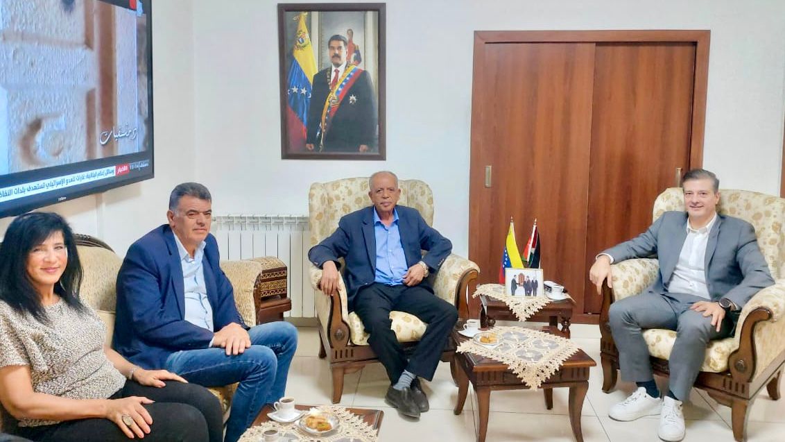 Embajador Biomorgi se reúne con Frente Popular para Liberación de Palestina