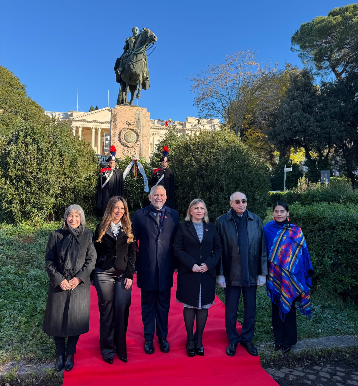 Misión Diplomática en Italia conmemora 194° aniversario de la siembra de Bolívar