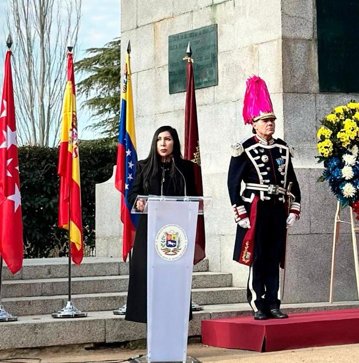 Embajadora Gutiérrez reivindica en Madrid el legado del Libertador Simón Bolívar