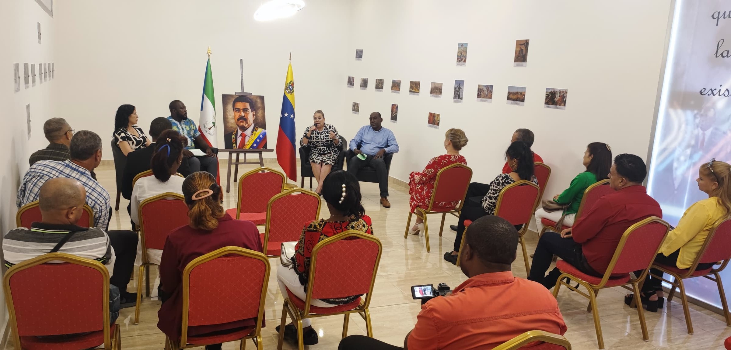 Amigos de Venezuela en Guinea Ecuatorial acompañaron investidura presidencial