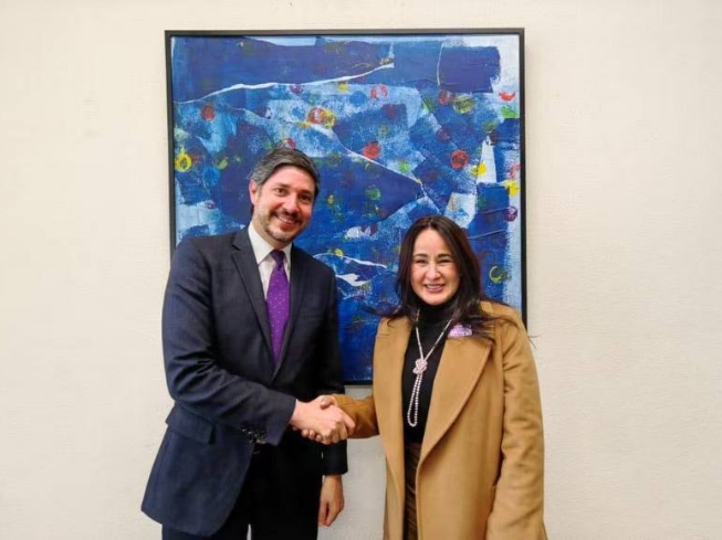 Embajadora Stella Lugo entrega Copias de Estilo en México