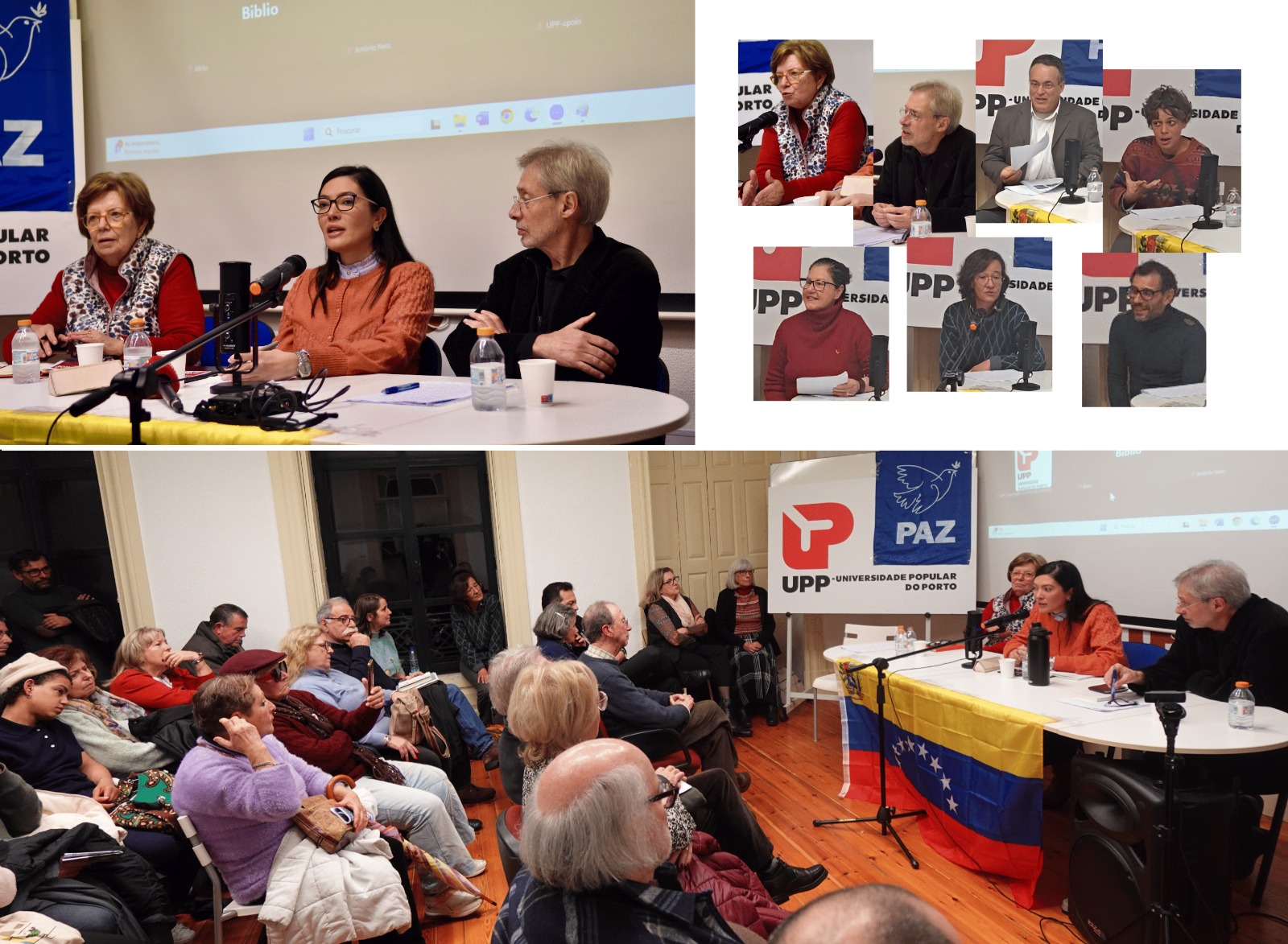Inspiradora sesión pública "Venezuela Hoje" en la Universidad Popular de Oporto