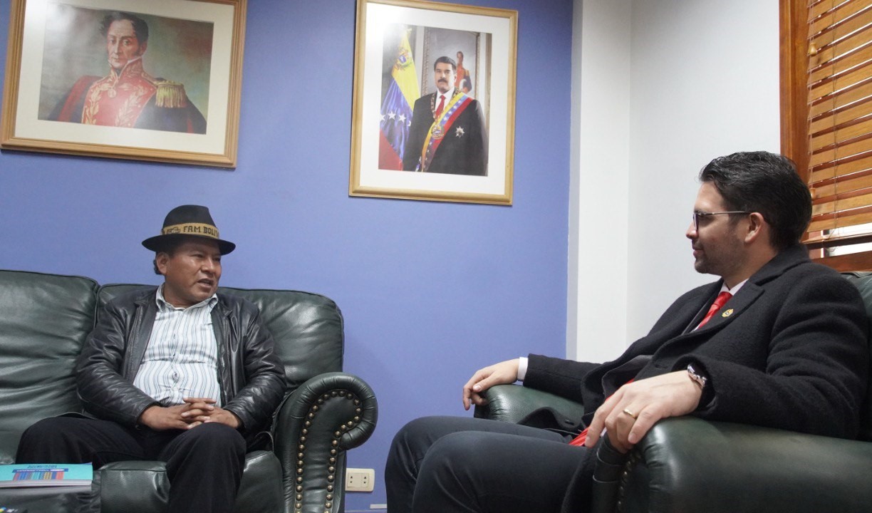 Embajador en Bolivia coordina actividades de la Ruta de los Libertadores
