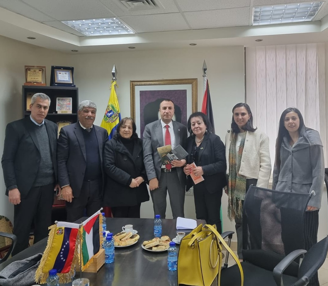Embajada en Palestina recibe a miembros del Comité Parlamentario de Amistad