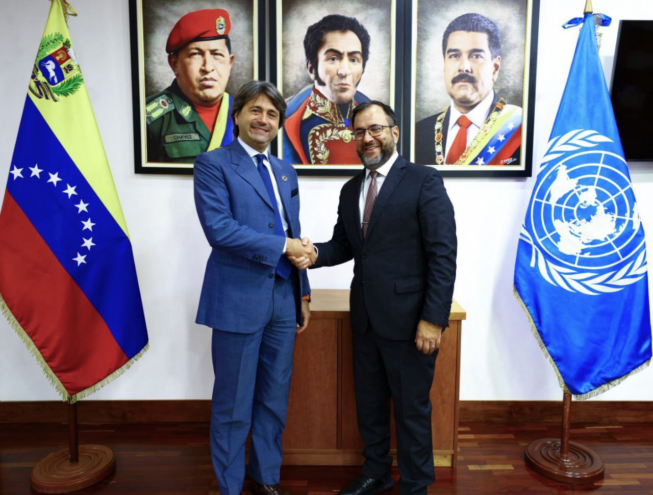 Canciller Yván Gil y Coordinador de ONU profundizan colaboración institucional