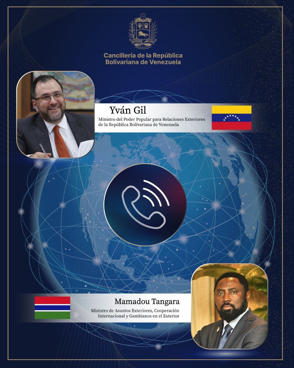 Venezuela y Gambia fortalecen cooperación en el ámbito multilateral
