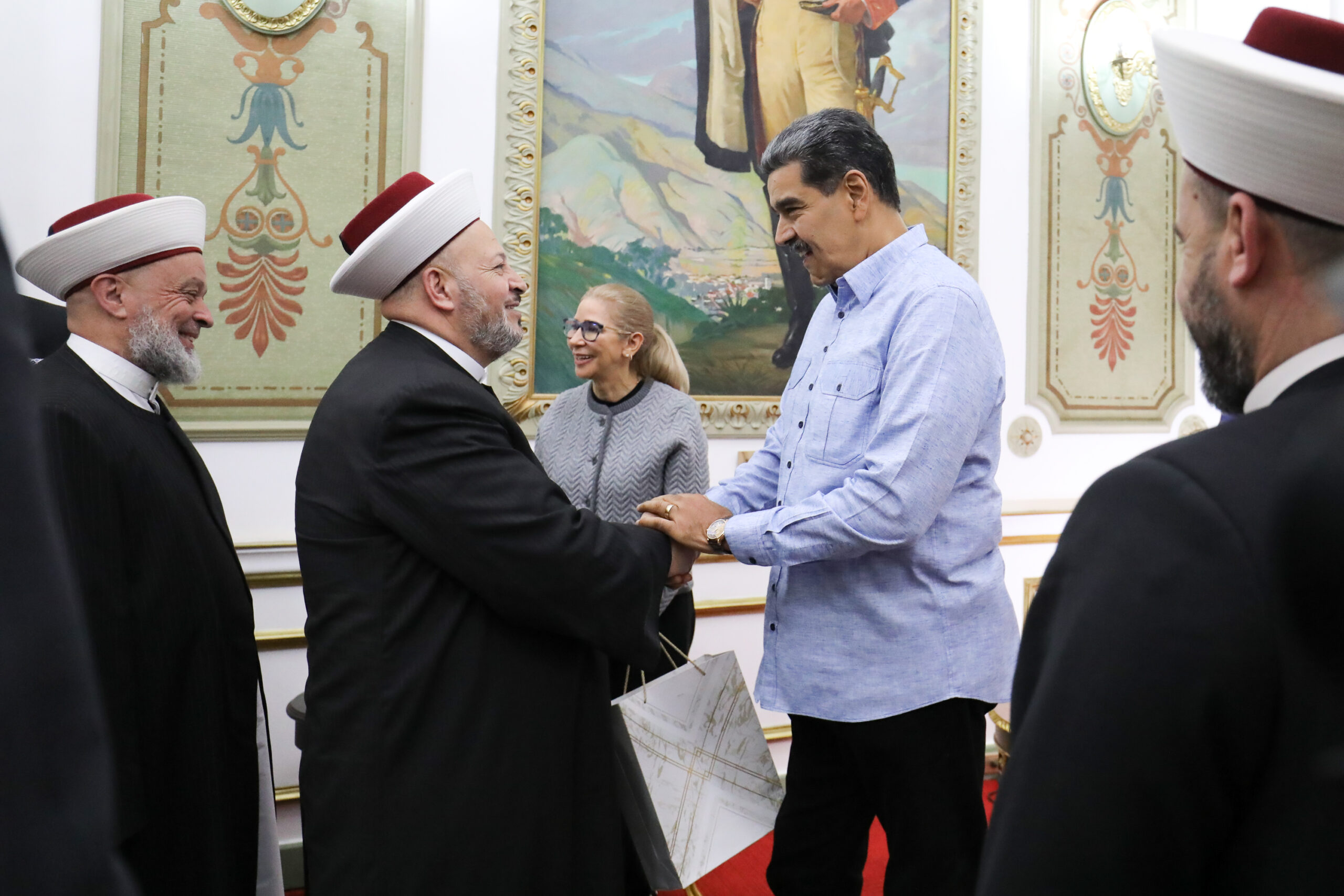 Presidente Maduro recibe a la gran autoridad religiosa musulmana del Líbano