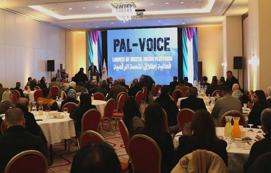 Embajada en Palestina participa en lanzamiento de plataforma digital PAL-VOICE