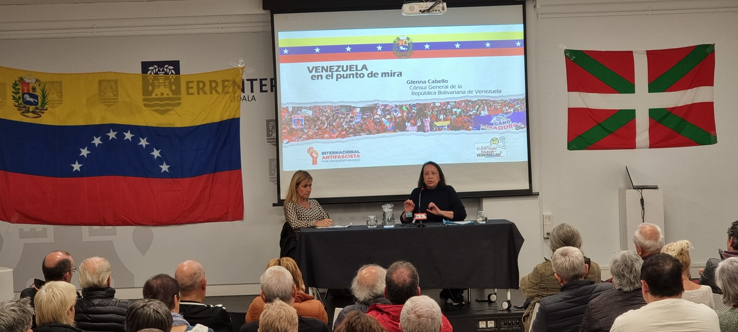 Charla en Errenteria aclara la verdad de la realidad venezolana
